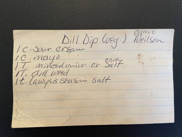 Original recipe card IMG_9105