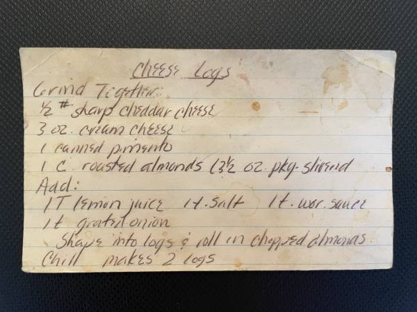 Original recipe card IMG_9109