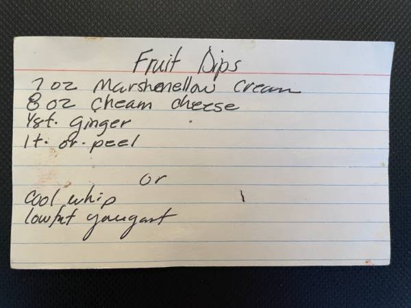 Original recipe card IMG_9110