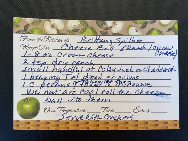 Original recipe card IMG_9116