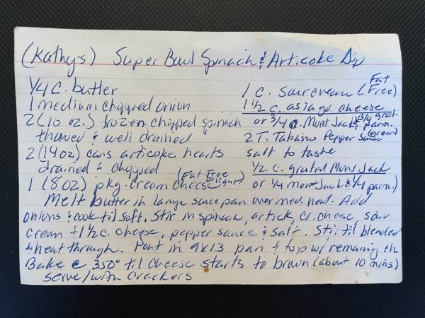 Original recipe card IMG_9118
