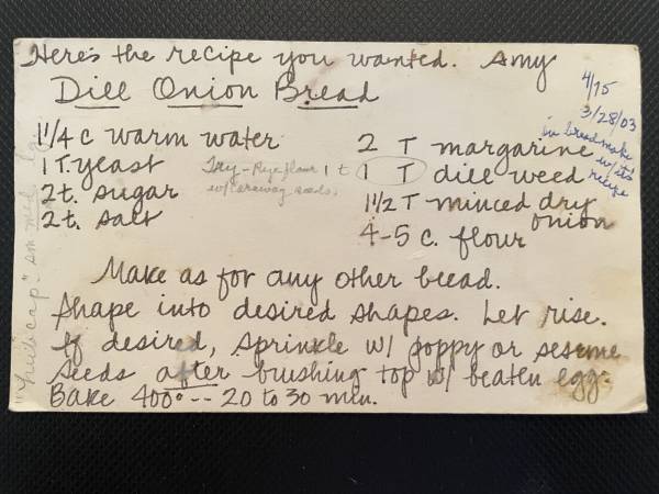 Original recipe card IMG_9138