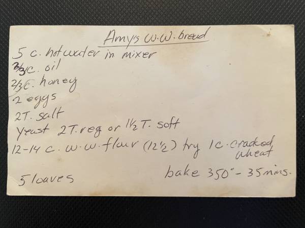 Original recipe card IMG_9141