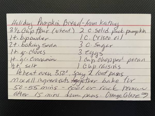Original recipe card IMG_9145
