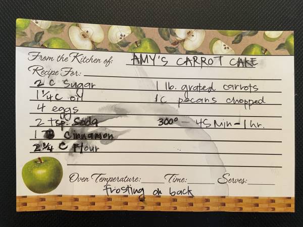 Original recipe card IMG_9161