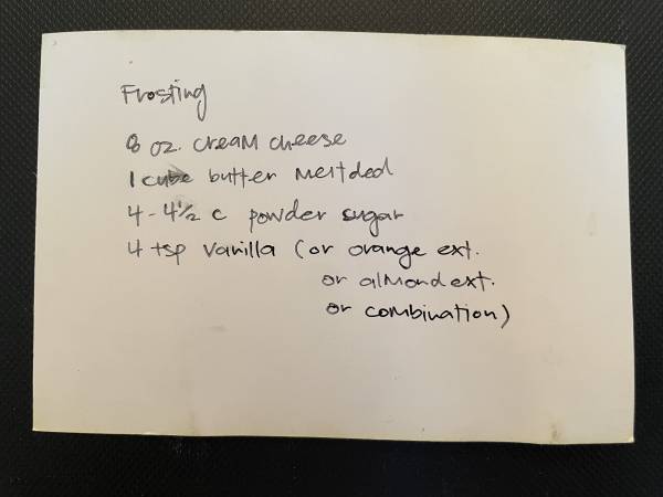 Original recipe card IMG_9162