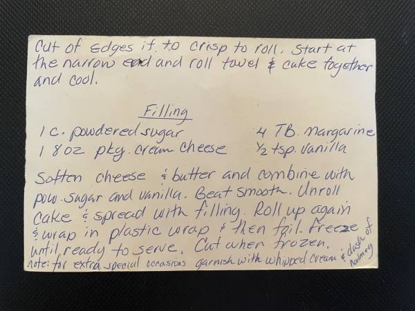 Original recipe card IMG_9167