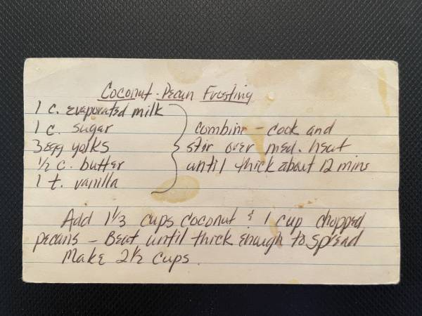 Original recipe card IMG_9169