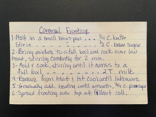Original recipe card IMG_9171