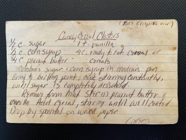 Original recipe card IMG_9185