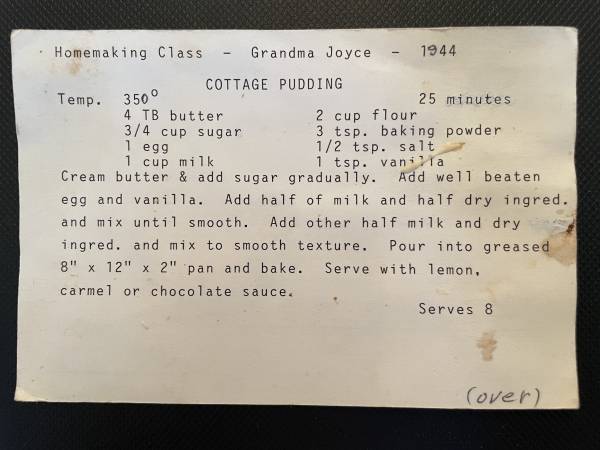Original recipe card IMG_9187