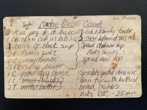 Original recipe card IMG_9193