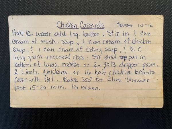 Original recipe card IMG_9198