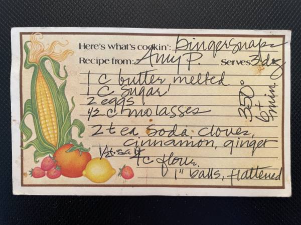 Original recipe card IMG_9207
