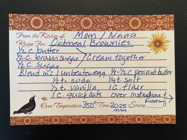 Original recipe card IMG_9208
