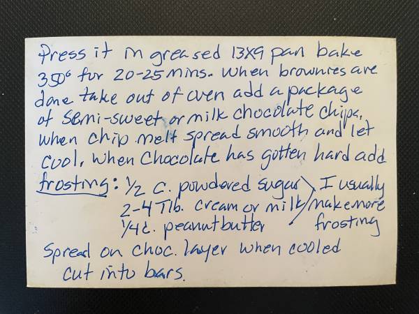 Original recipe card IMG_9209