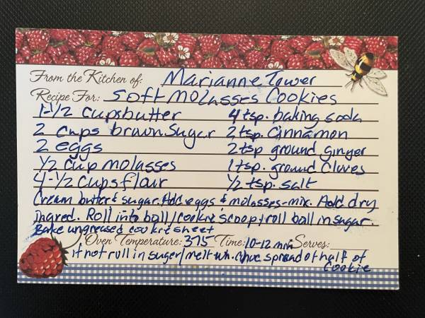 Original recipe card IMG_9218