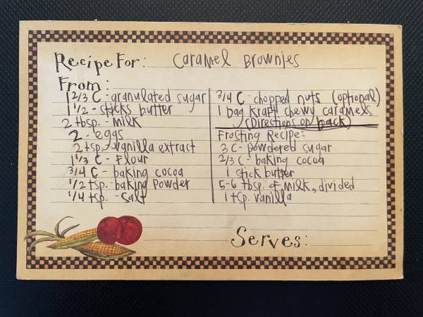 Original recipe card IMG_9225