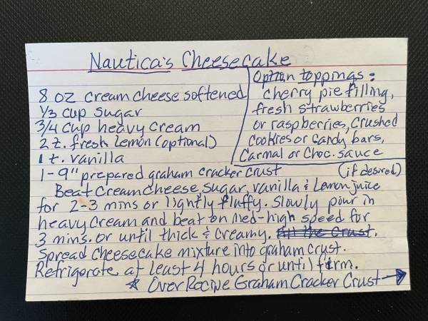 Original recipe card IMG_9228