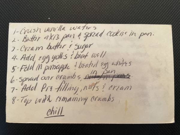 Original recipe card IMG_9233