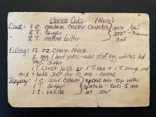 Original recipe card IMG_9244