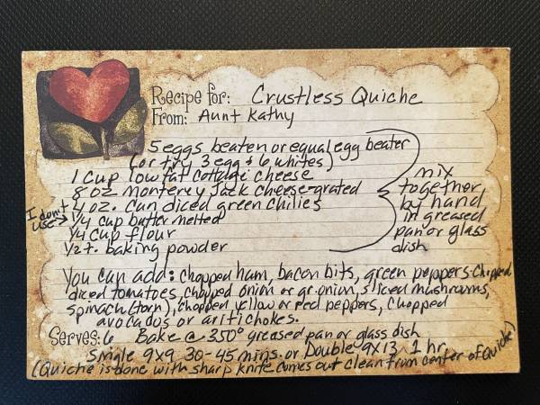 Original recipe card IMG_9254