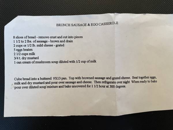 Original recipe card IMG_9258