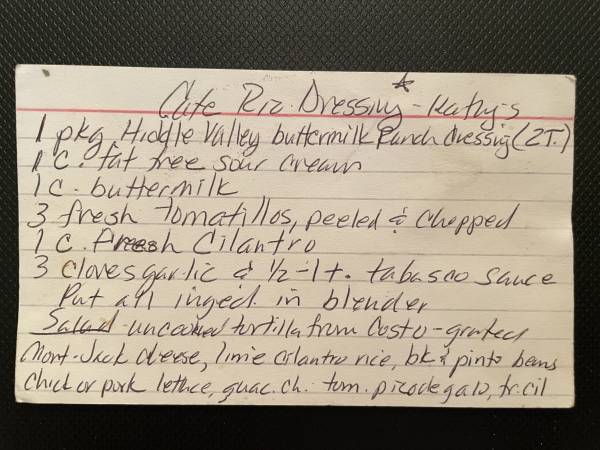 Original recipe card IMG_9264