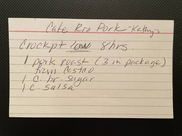 Original recipe card IMG_9265