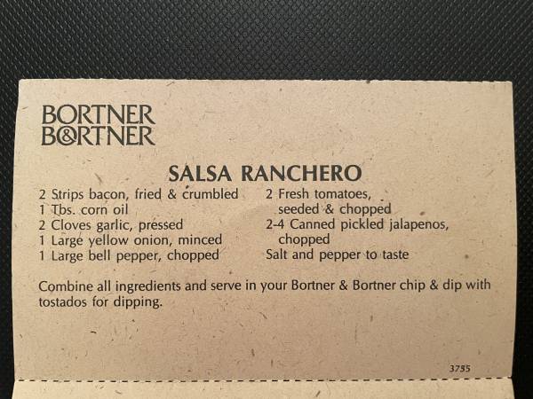 Original recipe card IMG_9267
