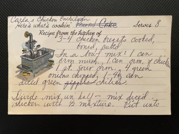 Original recipe card IMG_9271
