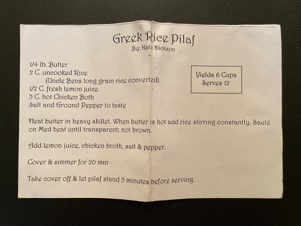 Original recipe card IMG_9276
