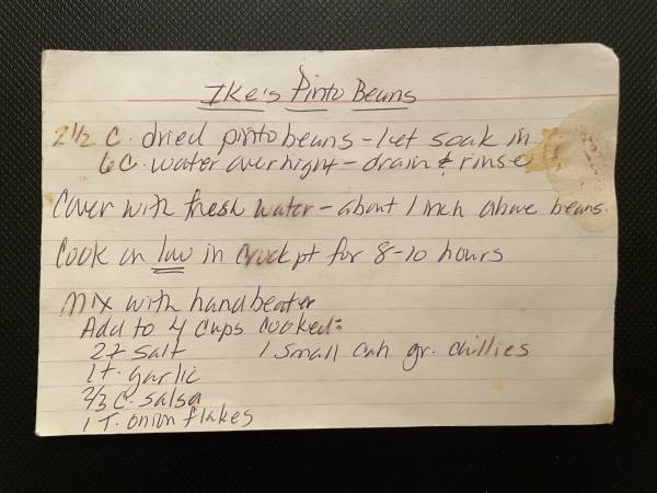 Original recipe card IMG_9280