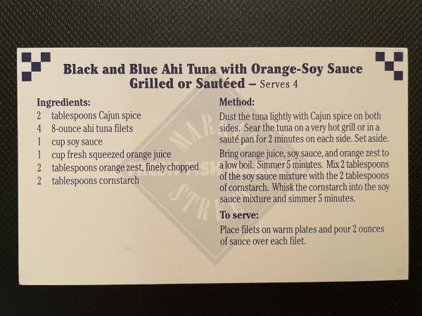 Original recipe card IMG_9293