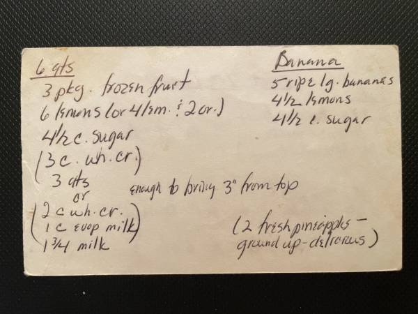 Original recipe card IMG_9310