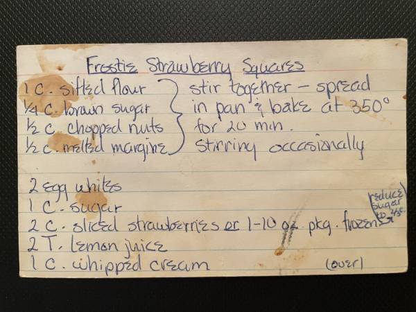 Original recipe card IMG_9314