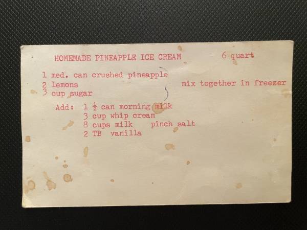Original recipe card IMG_9316