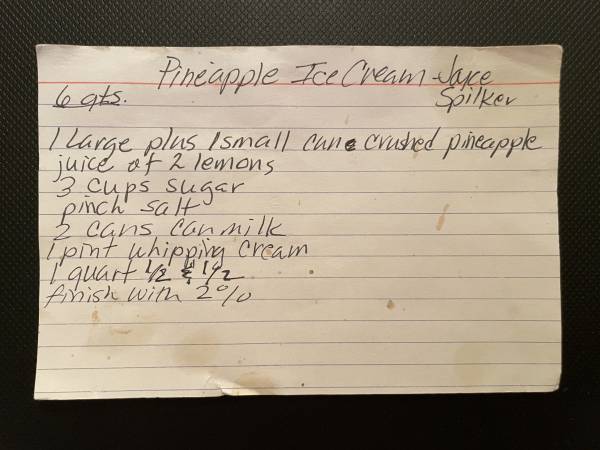 Original recipe card IMG_9320