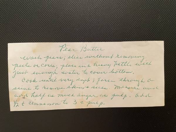 Original recipe card IMG_9322