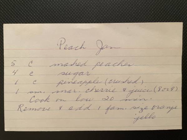 Original recipe card IMG_9324