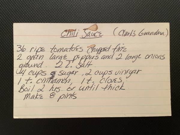Original recipe card IMG_9335