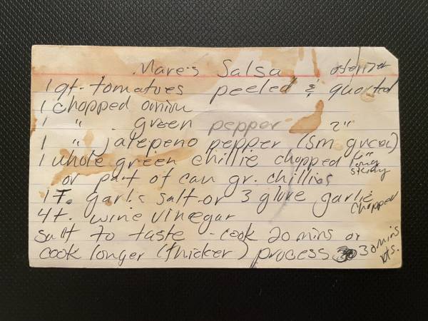 Original recipe card IMG_9336