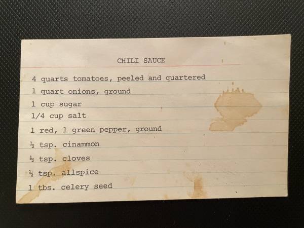 Original recipe card IMG_9337