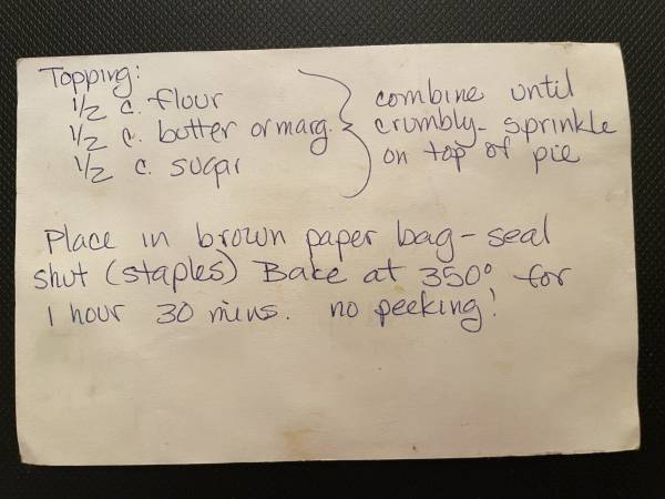 Original recipe card IMG_9349