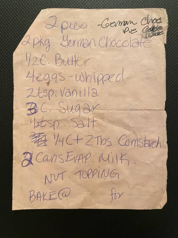 Original recipe card IMG_9361