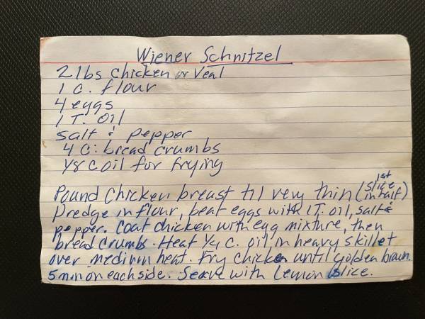 Original recipe card IMG_9364