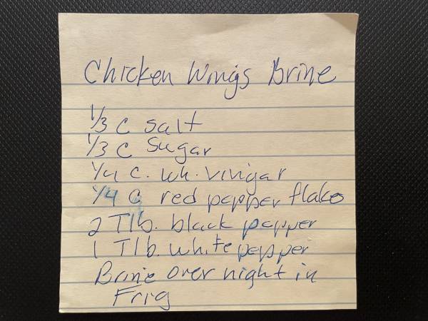 Original recipe card IMG_9371