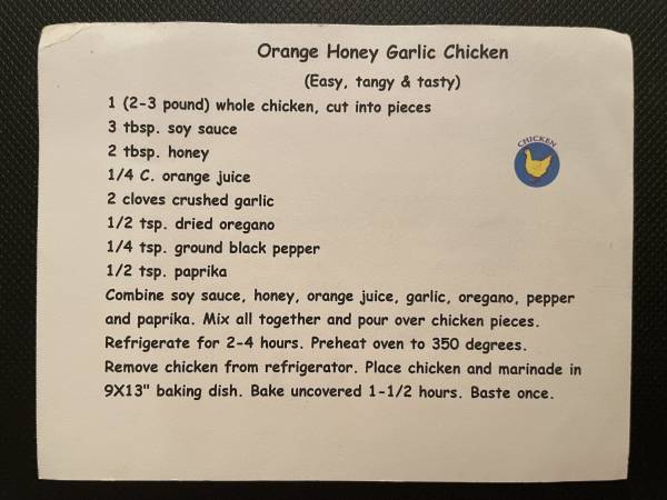 Original recipe card IMG_9374