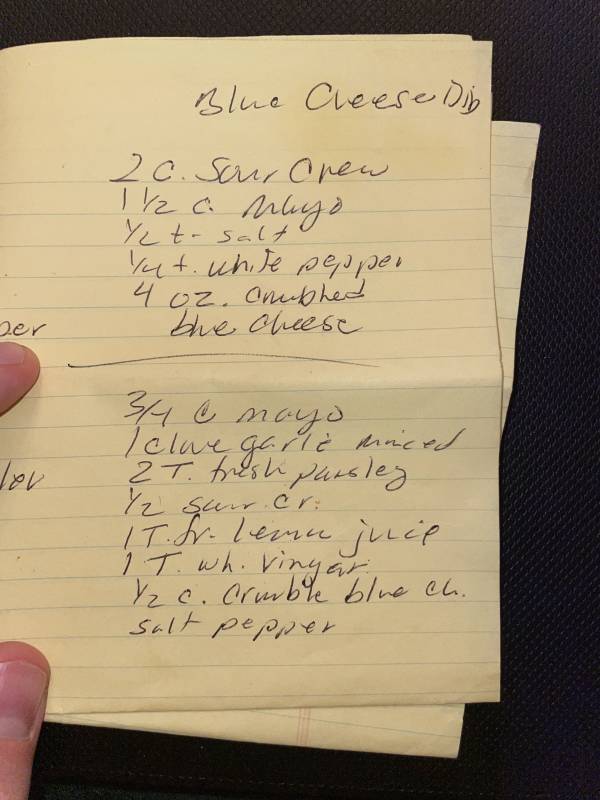 Original recipe card IMG_9383