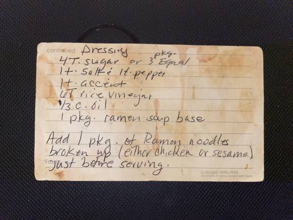 Original recipe card IMG_9385